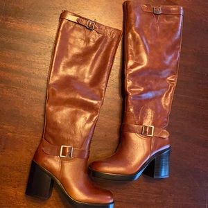 Jeffrey Campbell Lottie 2 knee high leather boots
